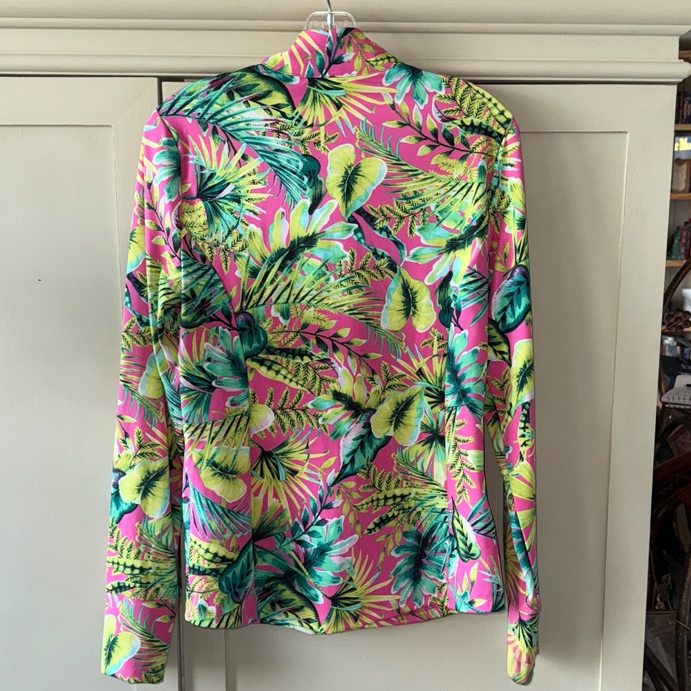 Tommy Bahama Golf Tropical Print Half Zip Pullover - Fast Shipping!